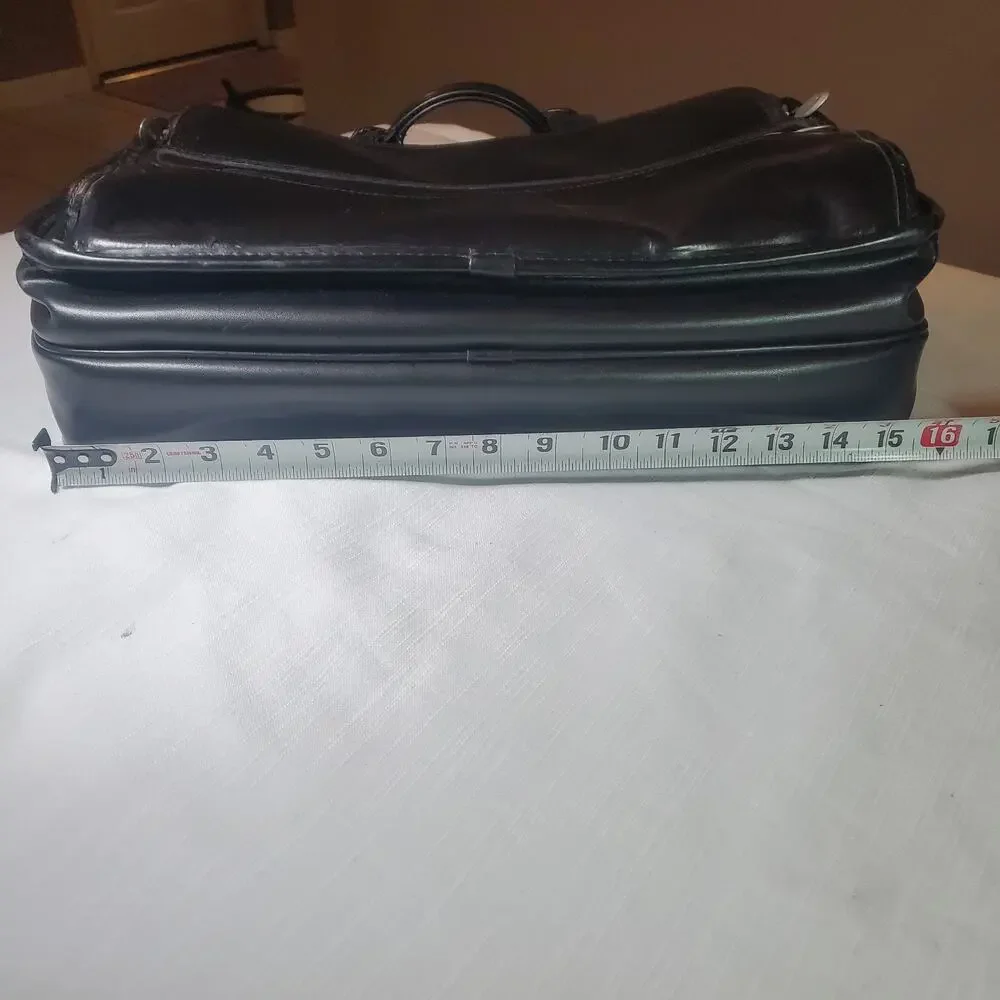 McKlein Leather Laptop Briefcase Messenger Bag Business Portfolio